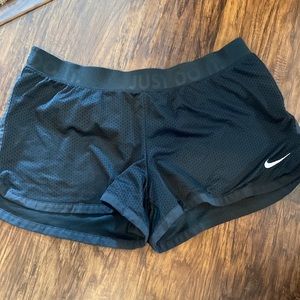 Nike black athletic shorts